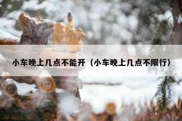小车晚上几点不能开（小车晚上几点不限行） 第1张