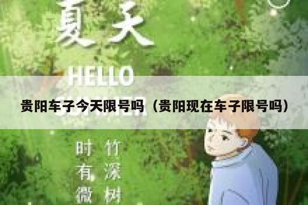 贵阳车子今天限号吗（贵阳现在车子限号吗） 第1张