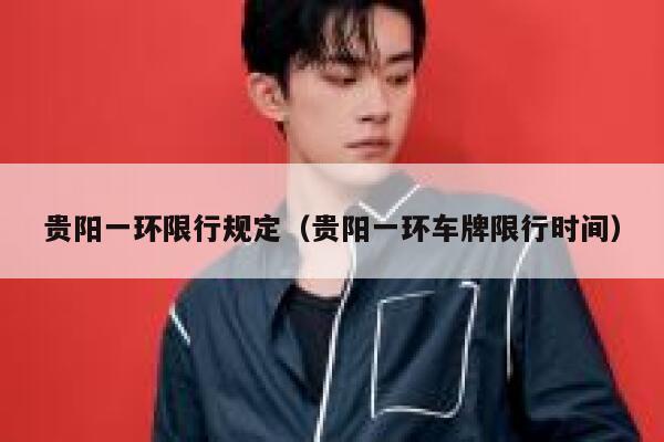 贵阳一环限行规定（贵阳一环车牌限行时间） 第1张