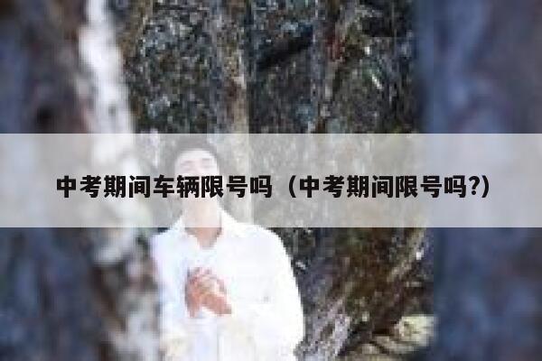 中考期间车辆限号吗（中考期间限号吗?） 第1张