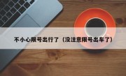 不小心限号出行了（没注意限号出车了）