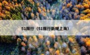 51限行（51限行新规上海） 