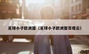 足球小子欧洲篇（足球小子欧洲篇百度云） 