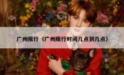 广州限行（广州限行时间几点到几点） 