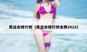 奥运会排行榜（奥运会排行榜金牌2022） 