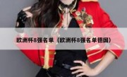 欧洲杯8强名单（欧洲杯8强名单德国） 