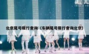 北京尾号限行查询（车辆尾号限行查询北京） 