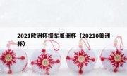 2021欧洲杯撞车美洲杯（20210美洲杯） 