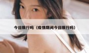 今日限行吗（疫情期间今日限行吗） 