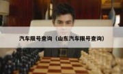 汽车限号查询（山东汽车限号查询） 