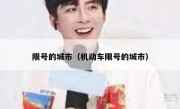 限号的城市（机动车限号的城市） 
