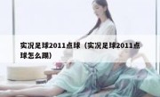 实况足球2011点球（实况足球2011点球怎么踢） 