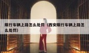 限行车辆上路怎么处罚（西安限行车辆上路怎么处罚） 