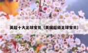英超十大足球宝贝（英国超级足球宝贝） 