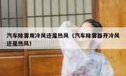 汽车除雾用冷风还是热风（汽车除雾器开冷风还是热风） 