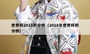 世界杯2018积分榜（2018年世界杯积分榜） 