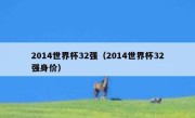 2014世界杯32强（2014世界杯32强身价） 