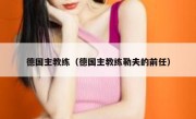 德国主教练（德国主教练勒夫的前任） 