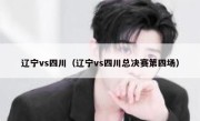 辽宁vs四川（辽宁vs四川总决赛第四场） 