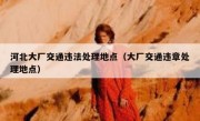 河北大厂交通违法处理地点（大厂交通违章处理地点） 