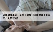 河北限号出去一天怎么处罚（河北省限号开车怎么处罚规定） 