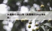 太原限行2021年（太原限行2021年6月）