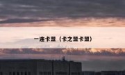 一连卡盟（卡之盟卡盟） 