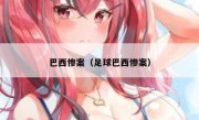 巴西惨案（足球巴西惨案） 