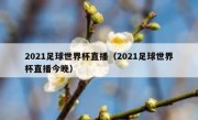 2021足球世界杯直播（2021足球世界杯直播今晚） 