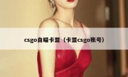 csgo自瞄卡盟（卡盟csgo账号） 