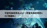 守望先锋世界杯2017（守望先锋世界杯2017韩国队） 