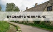 脸书买播放量平台（脸书用户量27亿） 