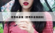 世界杯录像（世界杯录像回放） 