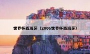 世界杯西班牙（2006世界杯西班牙） 