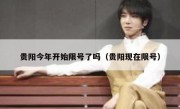 贵阳今年开始限号了吗（贵阳现在限号）
