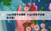 csgo完美平台辅助（csgo完美平台辅助卡盟） 