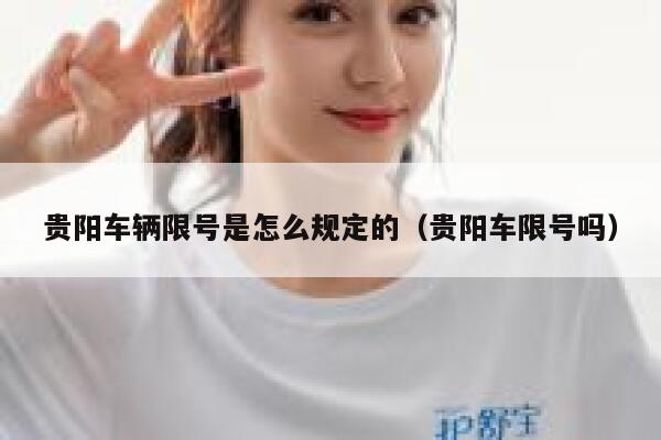 贵阳车辆限号是怎么规定的（贵阳车限号吗）  第1张