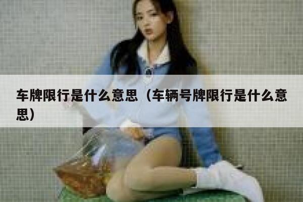 车牌限行是什么意思（车辆号牌限行是什么意思）  第1张
