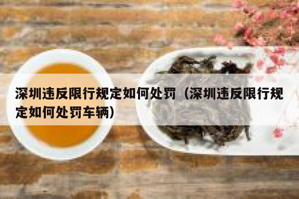 深圳违反限行规定如何处罚（深圳违反限行规定如何处罚车辆）  第1张