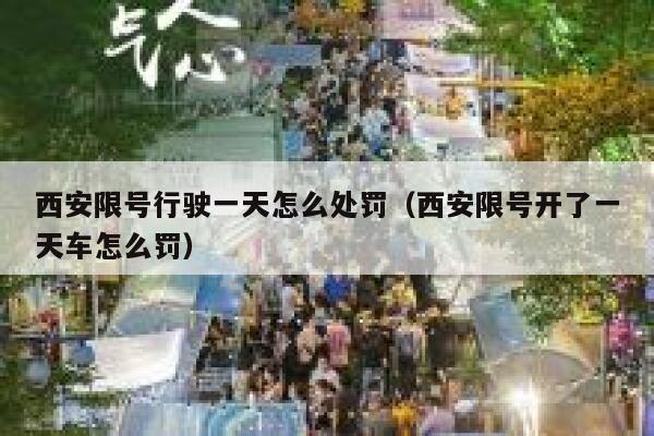 西安限号行驶一天怎么处罚（西安限号开了一天车怎么罚）  第1张