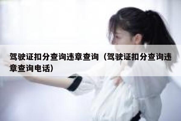 驾驶证扣分查询违章查询（驾驶证扣分查询违章查询电话）  第1张