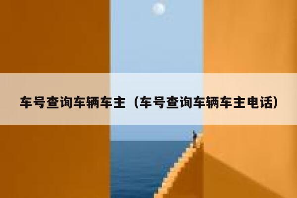 车号查询车辆车主（车号查询车辆车主电话）  第1张