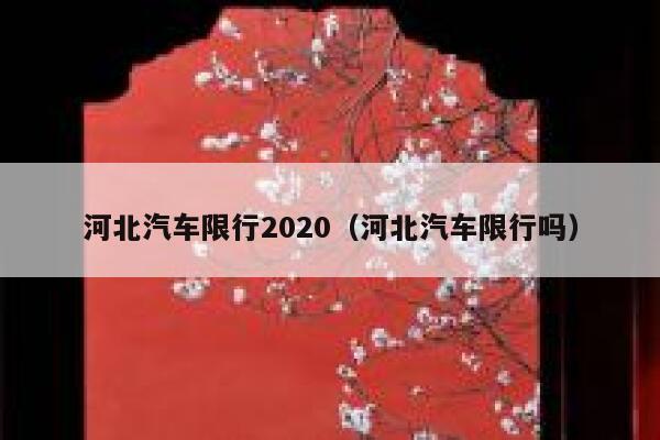 河北汽车限行2020（河北汽车限行吗）  第1张