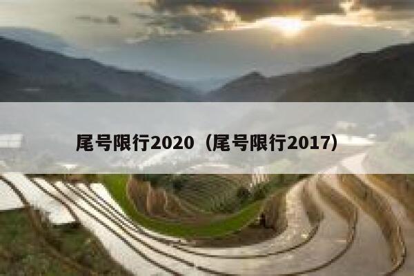 尾号限行2020（尾号限行2017）  第1张