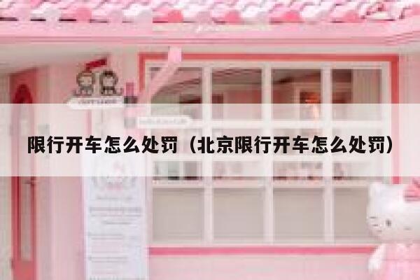 限行开车怎么处罚（北京限行开车怎么处罚）  第1张