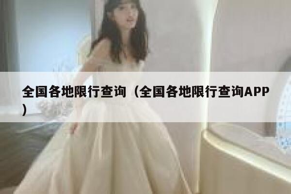 全国各地限行查询（全国各地限行查询APP）  第1张