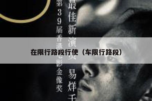 在限行路段行使（车限行路段）  第1张