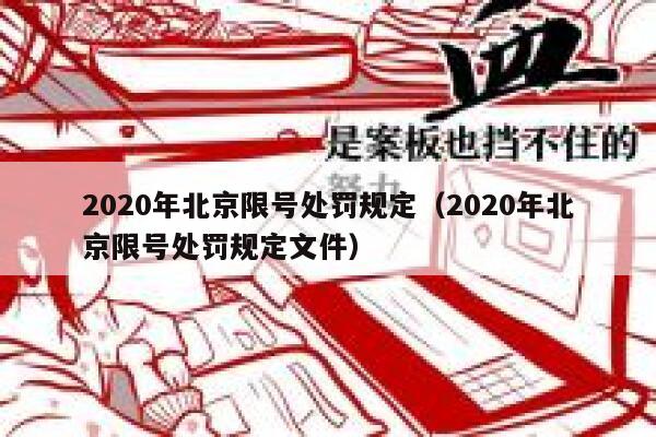 2020年北京限号处罚规定（2020年北京限号处罚规定文件）  第1张