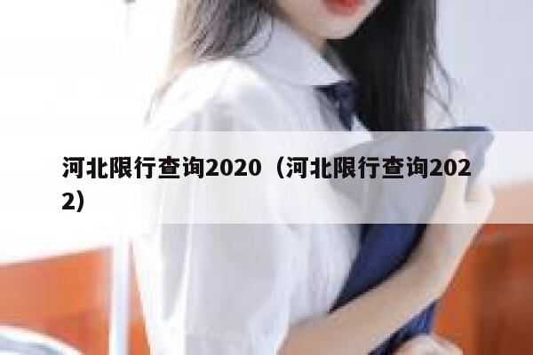 河北限行查询2020（河北限行查询2022）  第1张