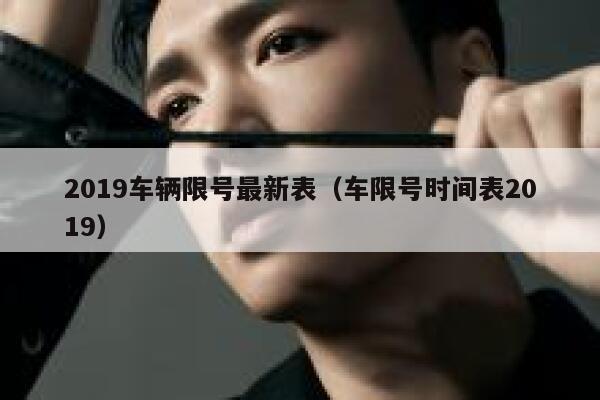 2019车辆限号最新表（车限号时间表2019）  第1张